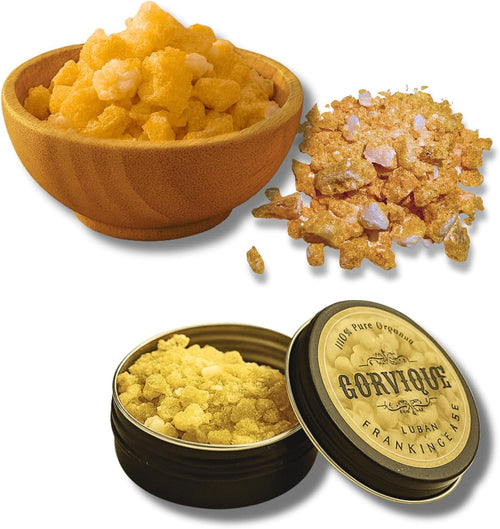 Organic Frankincense Resins - 100% Pure & Wild-Harvested Luban for Incense, Bakhoor Burner, Meditation, Yoga, and Home Fragrance - Premium Grade (1Kg, Nigerian frankincense)