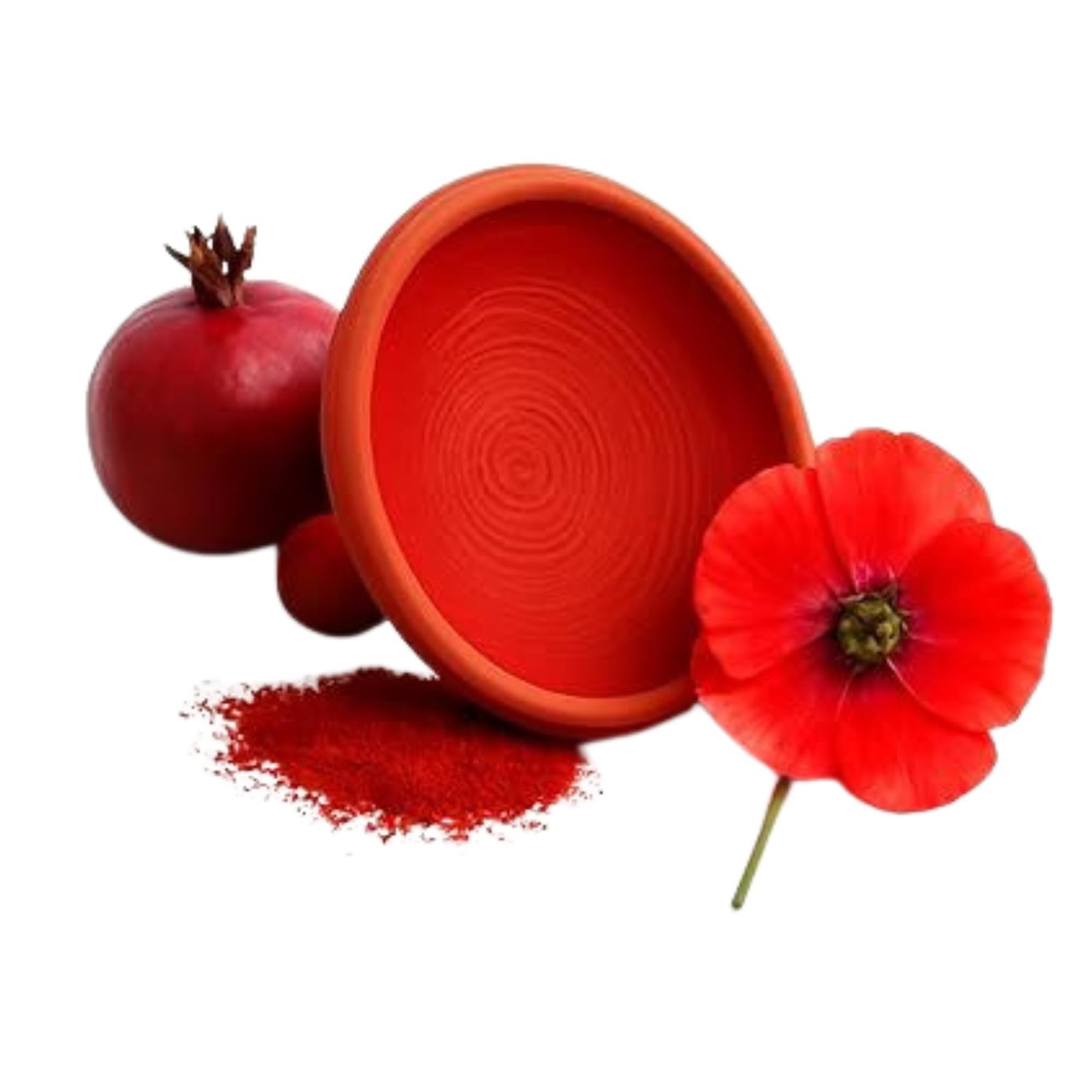 Akar Fassi Moroccan Lip & Cheek Tint in Handmade Terracotta Pot Handmade in Morocco