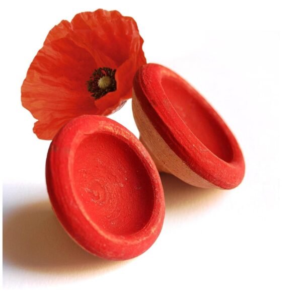Akar Fassi Moroccan Lip & Cheek Tint in Handmade Terracotta Pot Handmade in Morocco