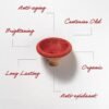 Akar Fassi Moroccan Lip & Cheek Tint in Handmade Terracotta Pot Handmade in Morocco