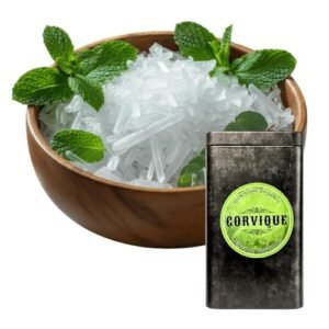 100% Pure Menthol Crystals 250 Gram by Gorvique - for Aromatherapy Diffusers, Sauna, and Steam Inhalation - Potent Peppermint Scent for DIY Shower Steamers, Relaxing Bath Salts, Yoga & Meditation