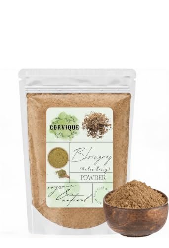 Gorvique's Natural Bhringraj Powder 100g for Hair Growth